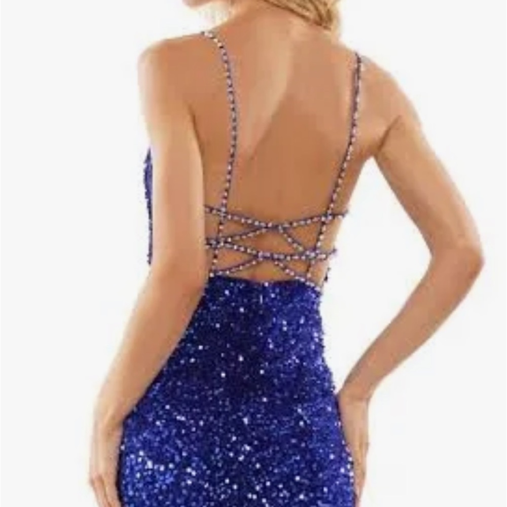 Prom dress charcoal grey sequins